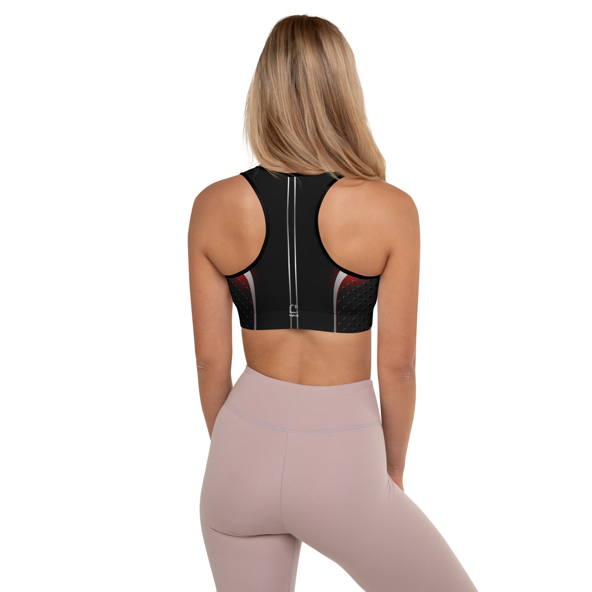 Black Carbon Sports Bra