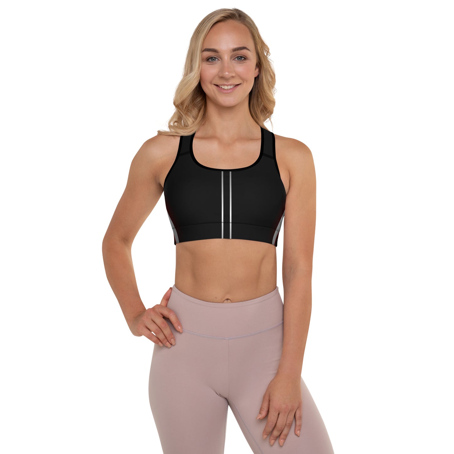 Black Carbon Sports Bra