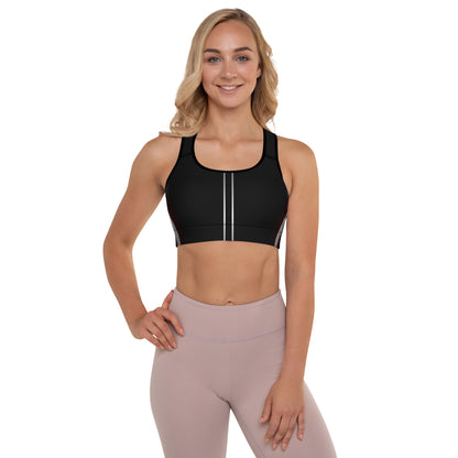 Black Carbon Sports Bra