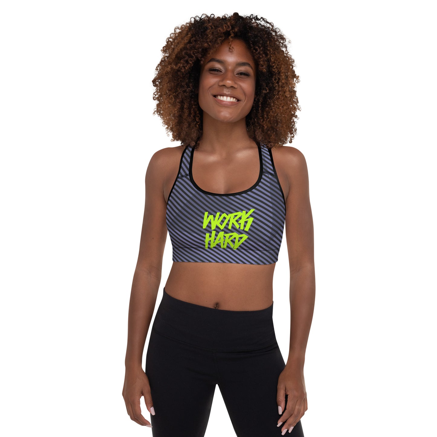 Blue & Green Work Out Sports Bra