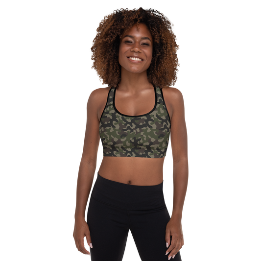 Camouflage Sports Bra