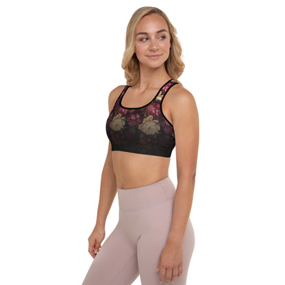 Peonie & Flower Sports Bra