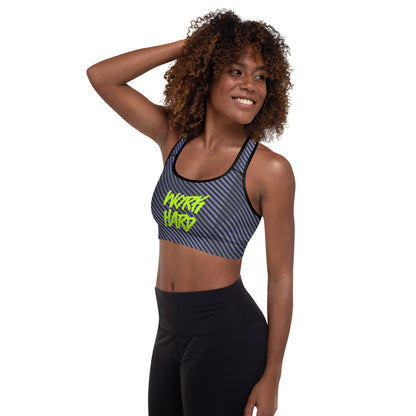 Blue & Green Work Out Sports Bra