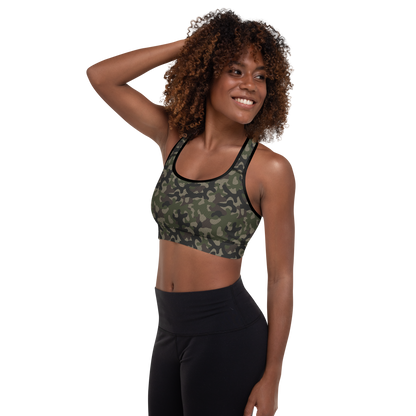 Camouflage Sports Bra