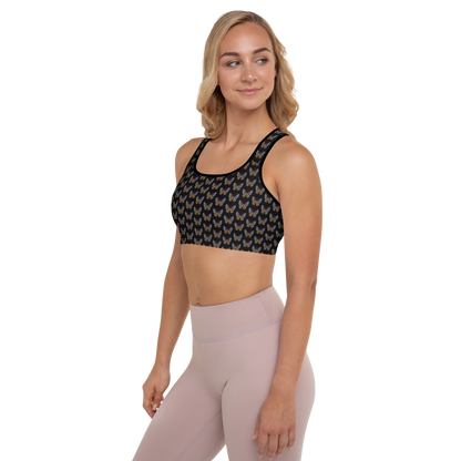 Crystal Butterfly Sports Bra
