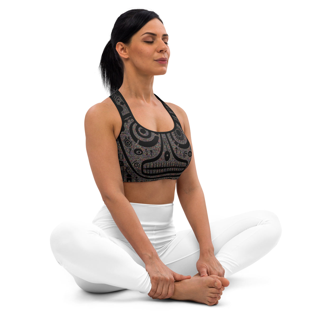Diamond Doodle Sports Bra