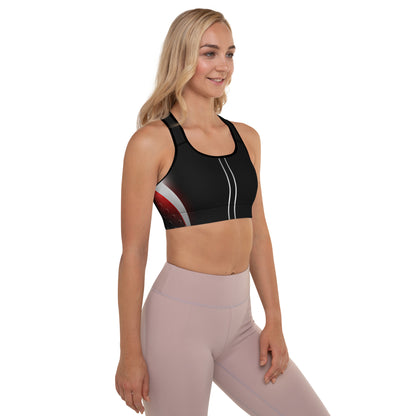 Black Carbon Sports Bra