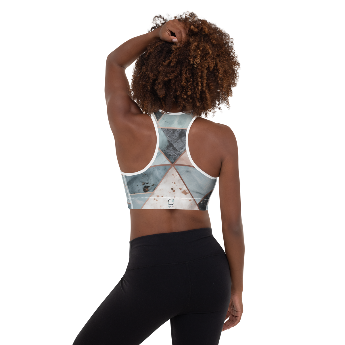 Pastel Marble Sports Bra