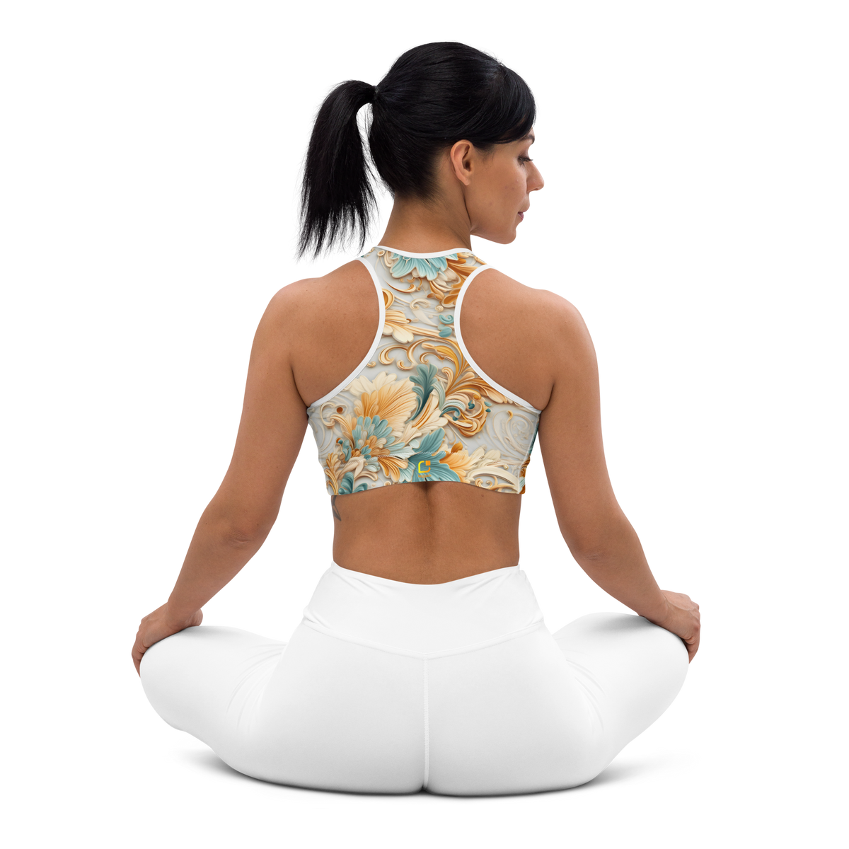 Fantasy Floral Sports Bra