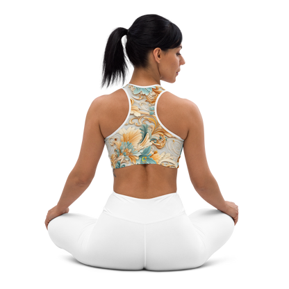 Fantasy Floral Sports Bra