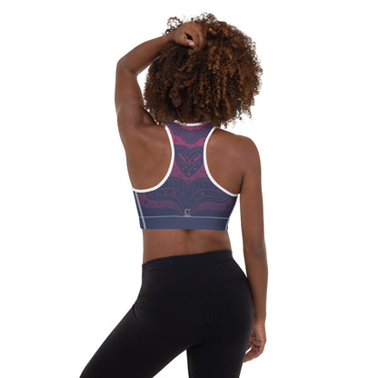 Abstract Mandala Sports Bra