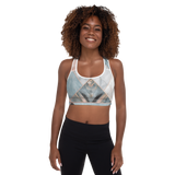 Pastel Marble Sports Bra