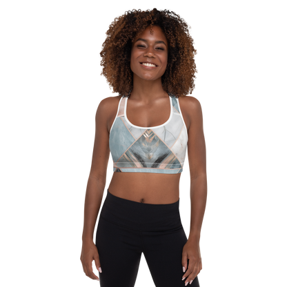 Pastel Marble Sports Bra