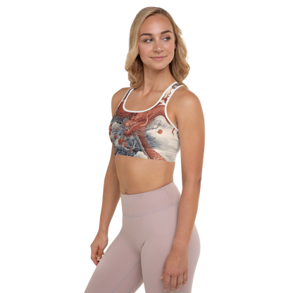 Watercolor Dragon Sports Bra