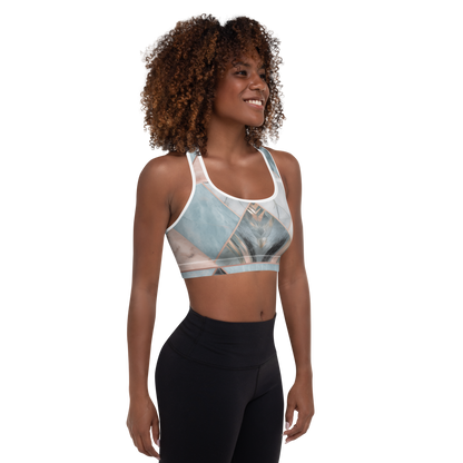 Pastel Marble Sports Bra