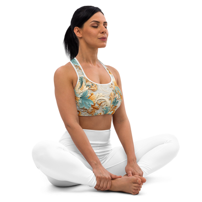 Fantasy Floral Sports Bra