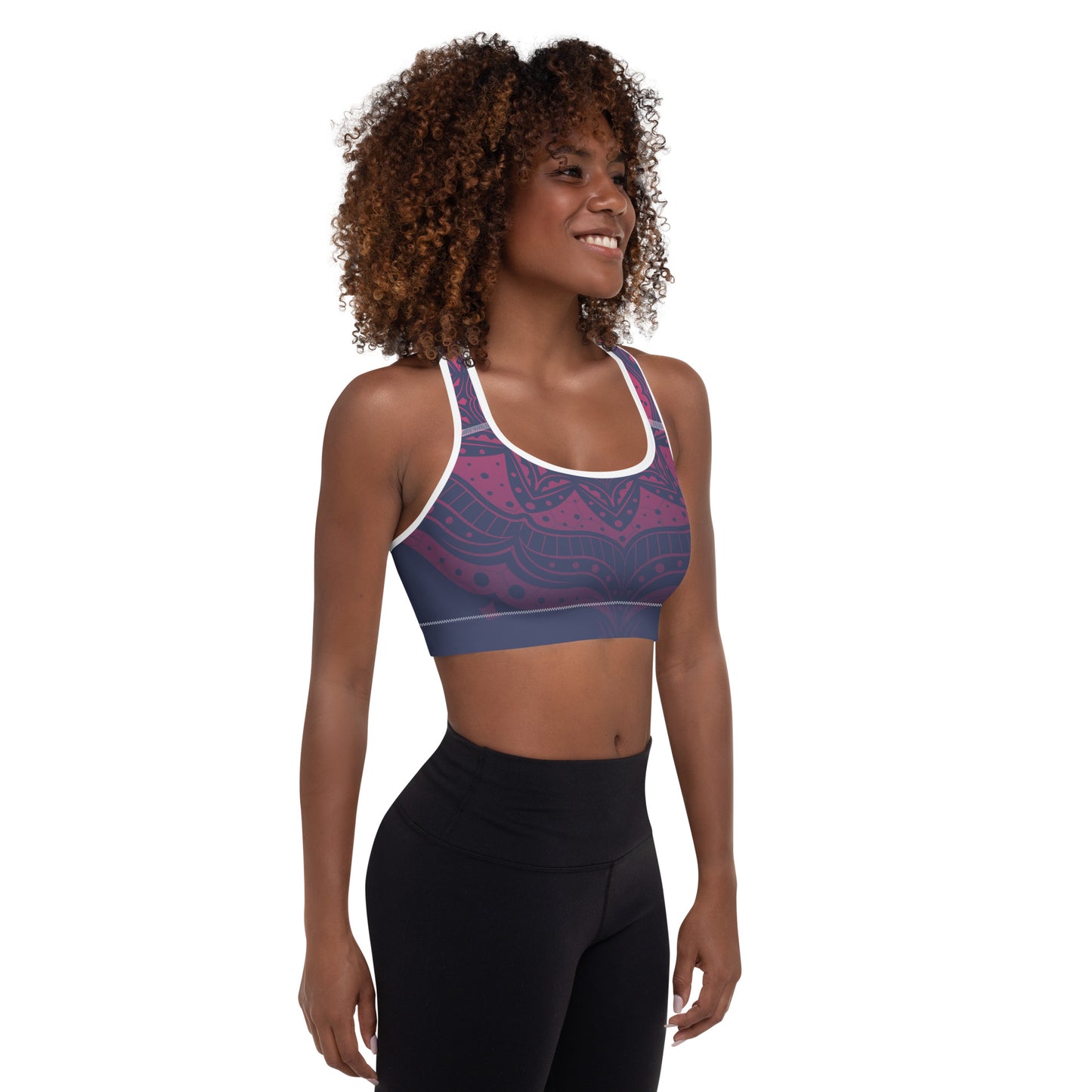 Abstract Mandala Sports Bra