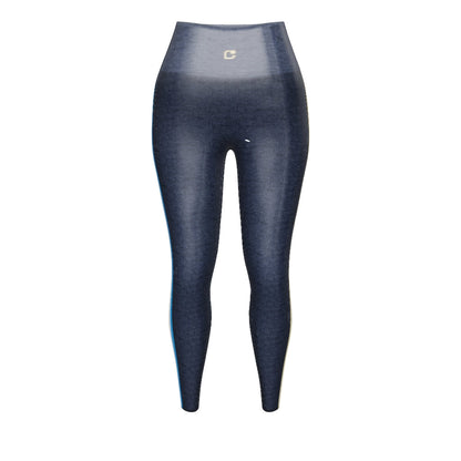 Blue Fair Yoga Leggings