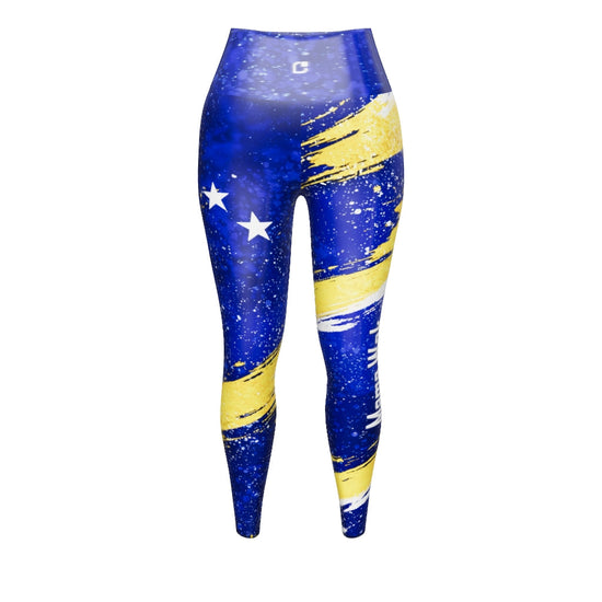 Curaçao "Mama Wak" Yoga Leggings