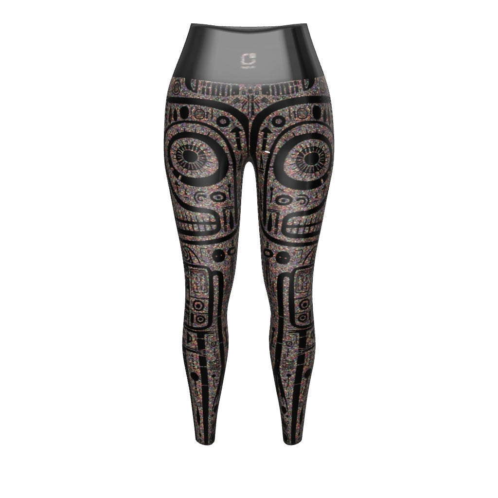Diamond Doodle Yoga Leggings