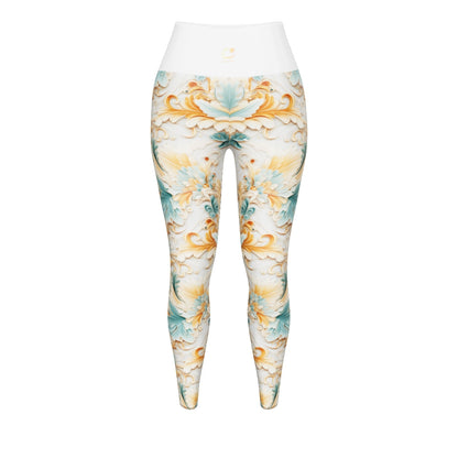 Fantasy Floral Yoga Leggings