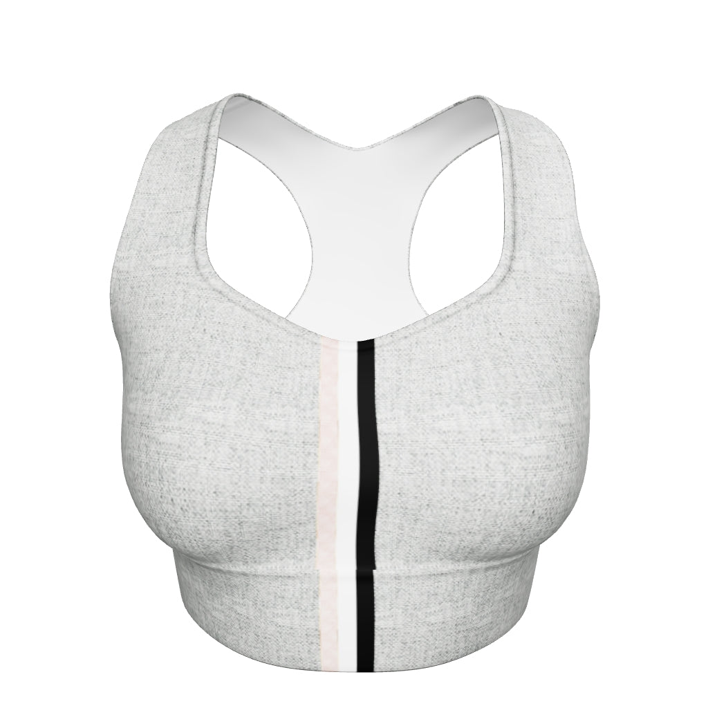 Grey Fair Sports Bra