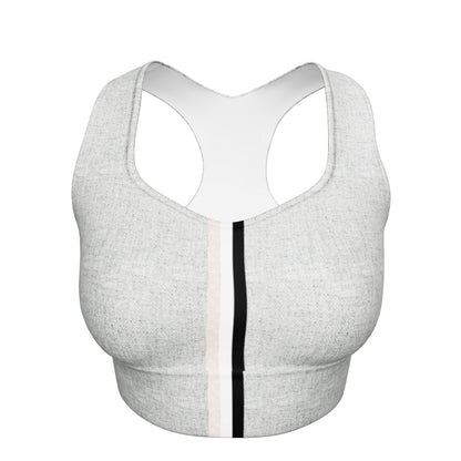 Grey Fair Sports Bra