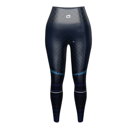 Midnight Abstract Yoga Leggings