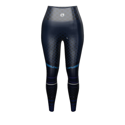 Midnight Abstract Yoga Leggings