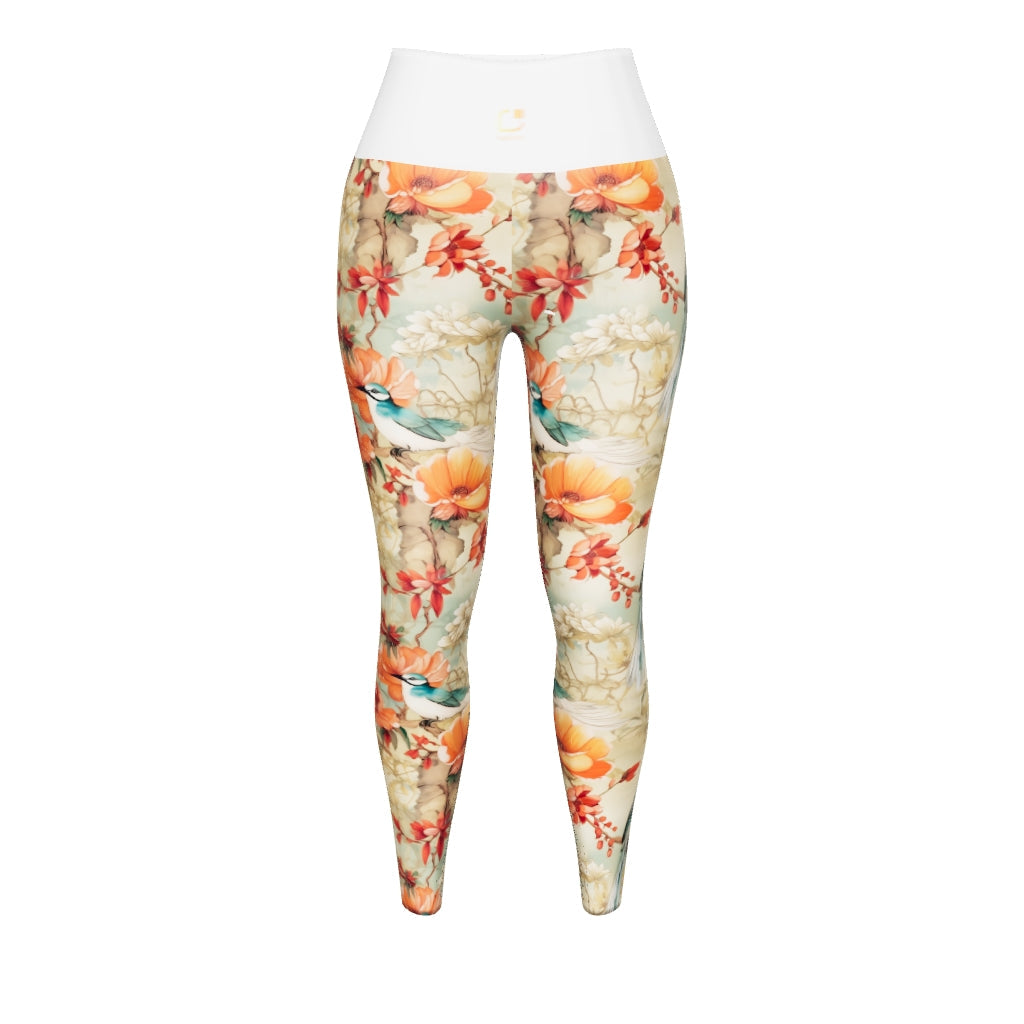 Oriental Nature Yoga Leggings