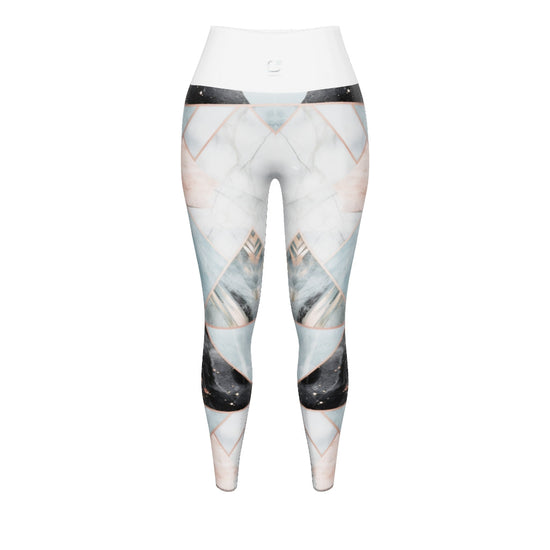 Pastel Marble Yoga Leggings