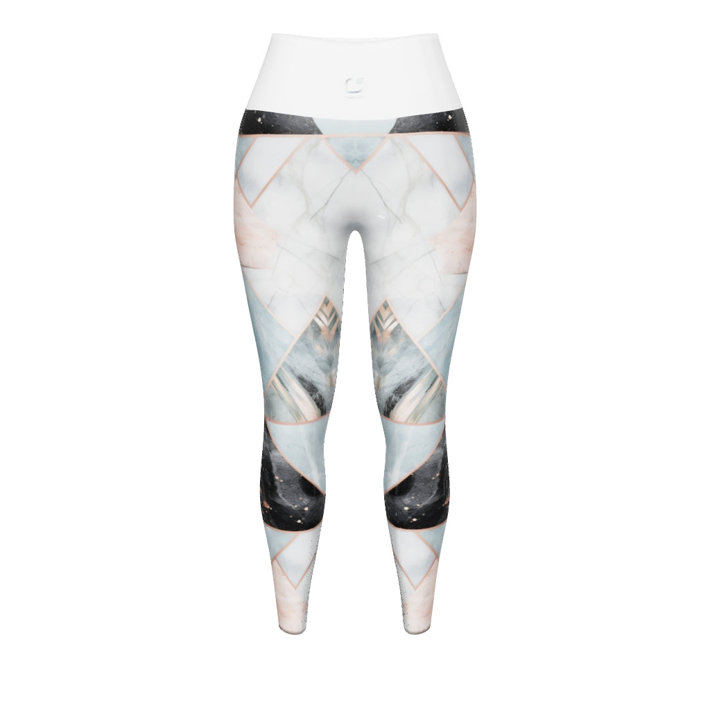 Pastel Marble Yoga Leggings
