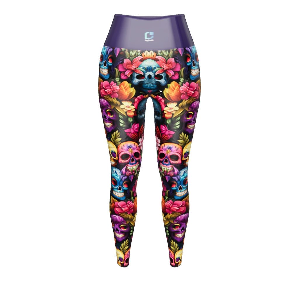Sugarskull Yoga Leggings