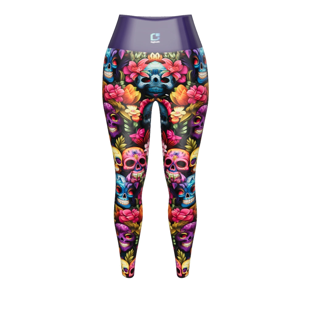 Sugarskull Yoga Leggings