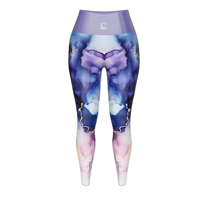 Watercolor Blast Yoga Leggings