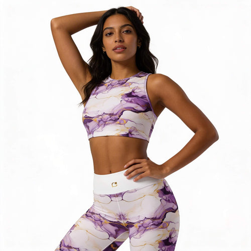 Paarsgouden Aquarel Yoga Legging