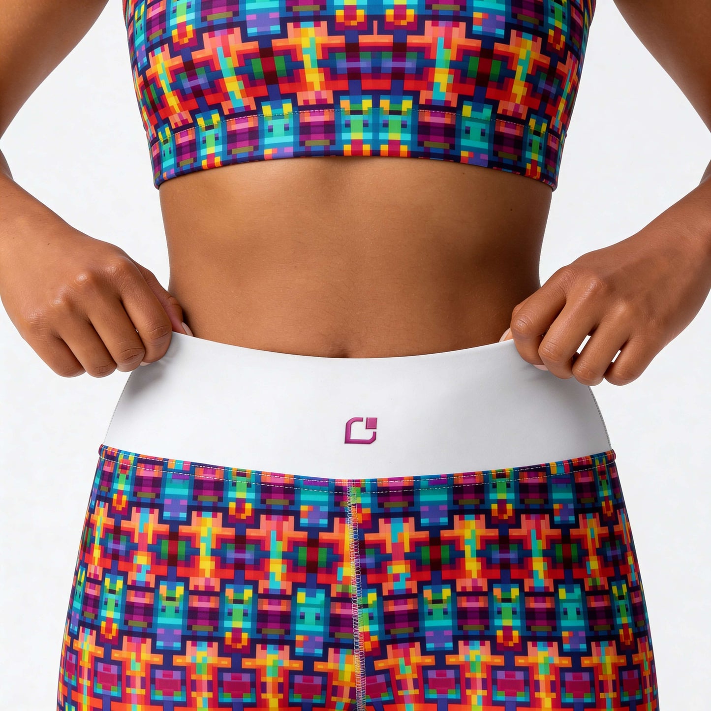 Pixel Art Yoga Legging