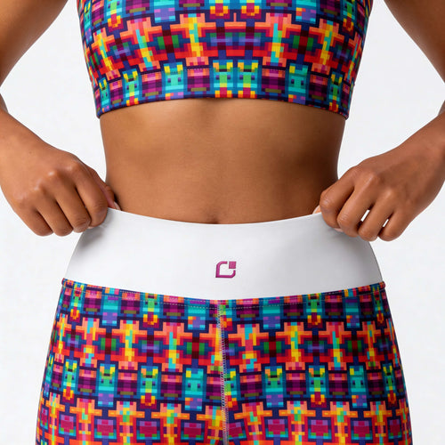 Pixel Art Yoga Legging