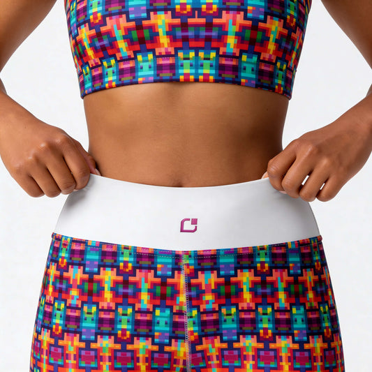 Pixel Art Yoga Legging